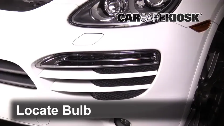 2013 Porsche Cayenne 3.6L V6 Luces Luz de marcha diurna (reemplazar foco)